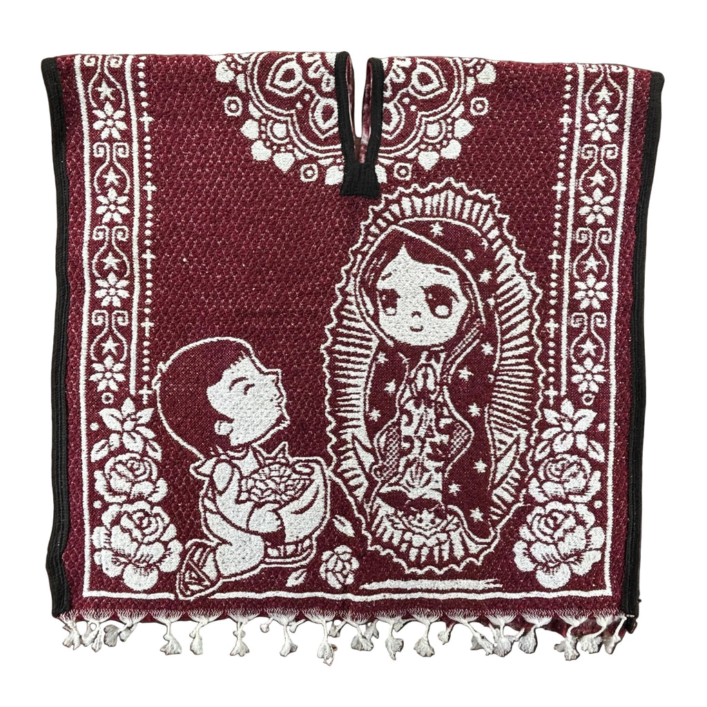 Premium Heritage Poncho - Kids Virgen de Guadalupe Poncho