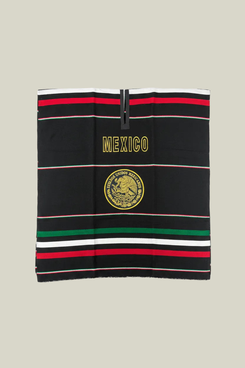 Mexico Crest Poncho – Traditional Mexican Serape Poncho