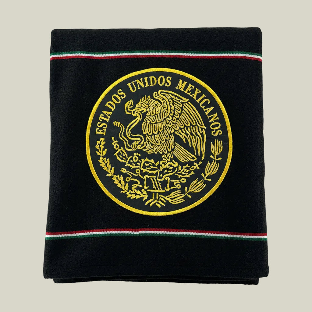 Mexico Crest Poncho – Traditional Mexican Serape Poncho
