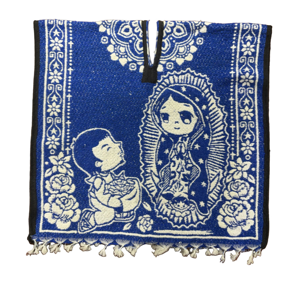 Premium Heritage Poncho - Kids Virgen de Guadalupe Poncho
