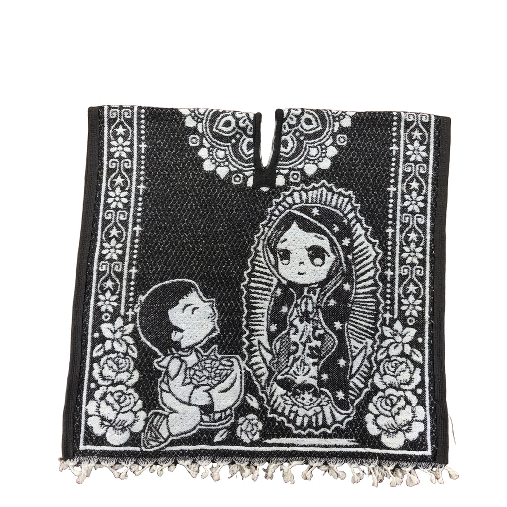 Premium Heritage Poncho - Kids Virgen de Guadalupe Poncho