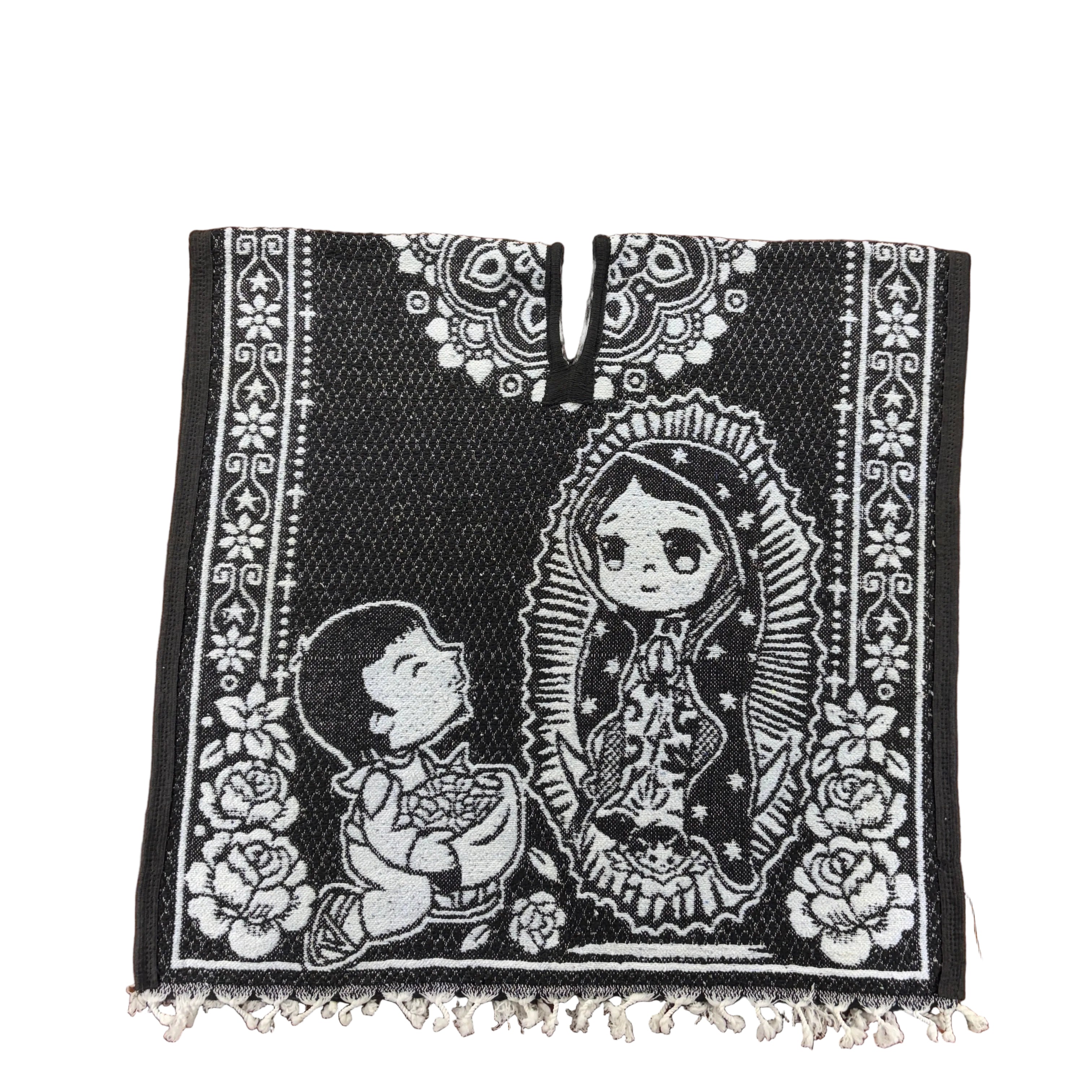 Premium Heritage Poncho - Kids Virgen de Guadalupe Poncho